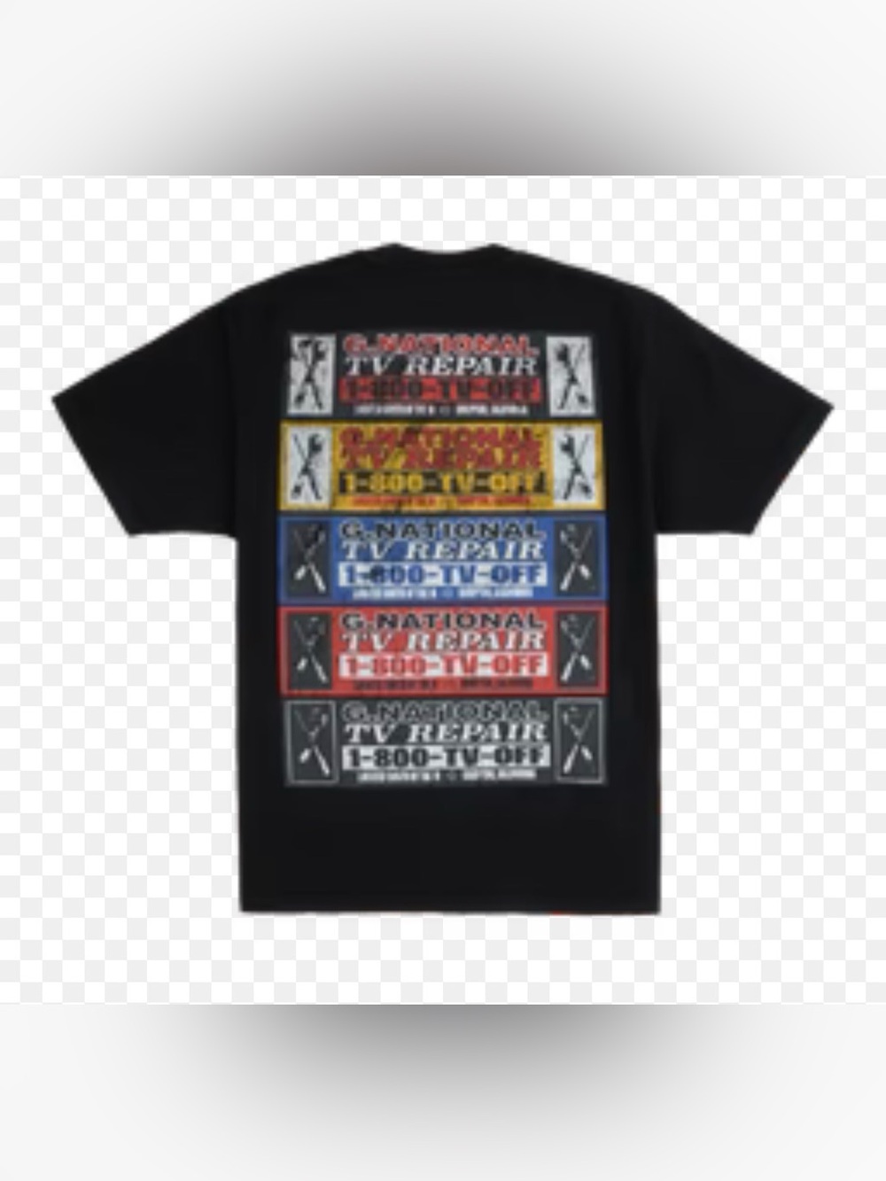 Grand National Tour Kendrick Lamar 2025 Wacced Out Morals Tour Tee Black L NWOT